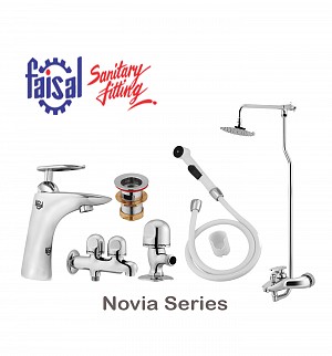 Faisal Novia Series Bath Set (Only Chrome)
