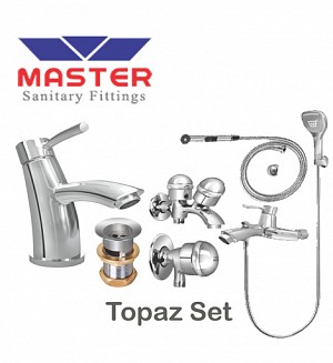 Master Gold Series Topaz Set With Saphire Hand Shower 3084