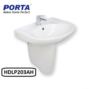 Porta Wash Basin with Half Pedestal Model:(HDLP203AH)