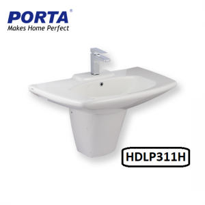 Porta Wash Basin with Half Pedestal Model:(HDLP311H)